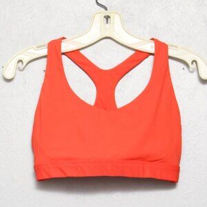 Athleta red orange sports bra